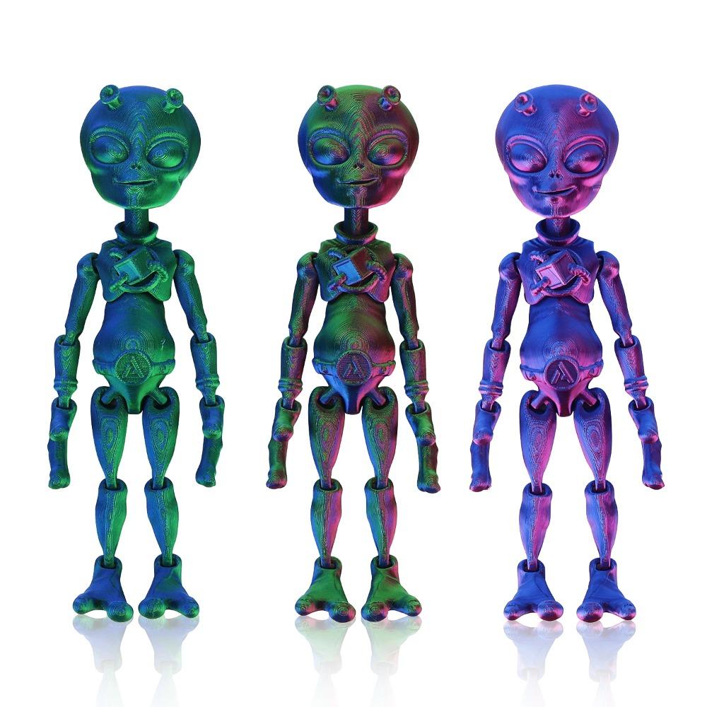 Alien model ornament joint can be moved Halloween creative toy gift decompression parent-child interaction