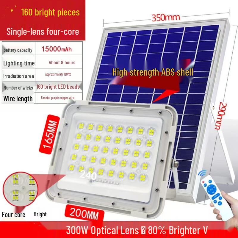 Meibo 500W Solar Outdoor Garden Light