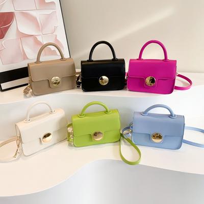 Popular Small Bag for Women's Spring Simple and Fashionable Small Square Bag Casual Commuter One-shoulder Crossbody Bag