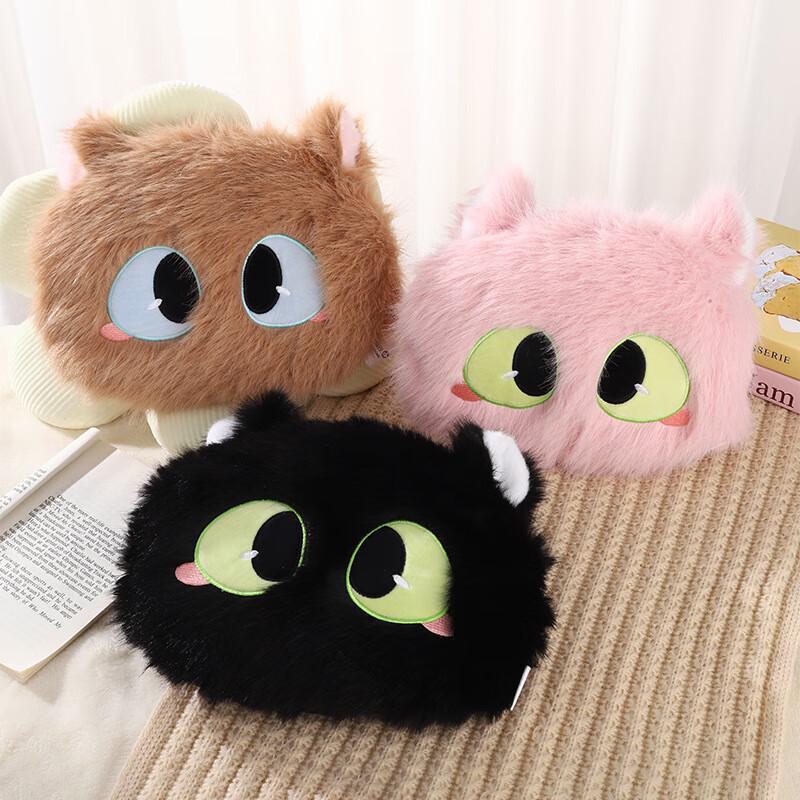 Милая кошка Электрическая грелка Горячая вода Бутылка