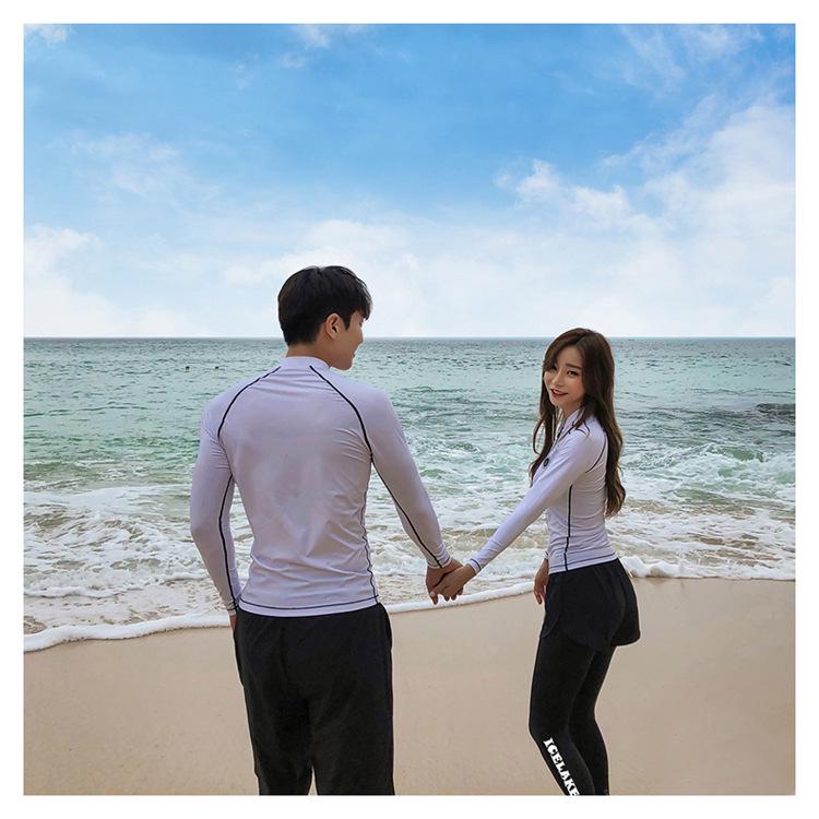 Unisex Sunscreen Long Sleeve Diving & Surfing Wetsuit - Quick-Dry Jellyfish Protection