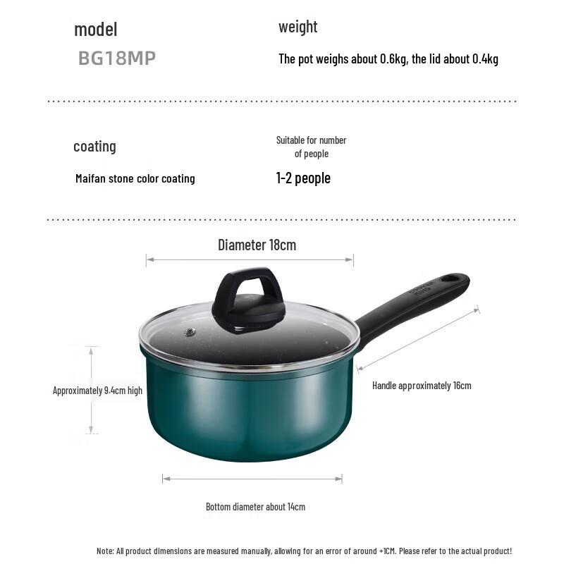 

COOKER KING 18cm Emerald Series Saucepan