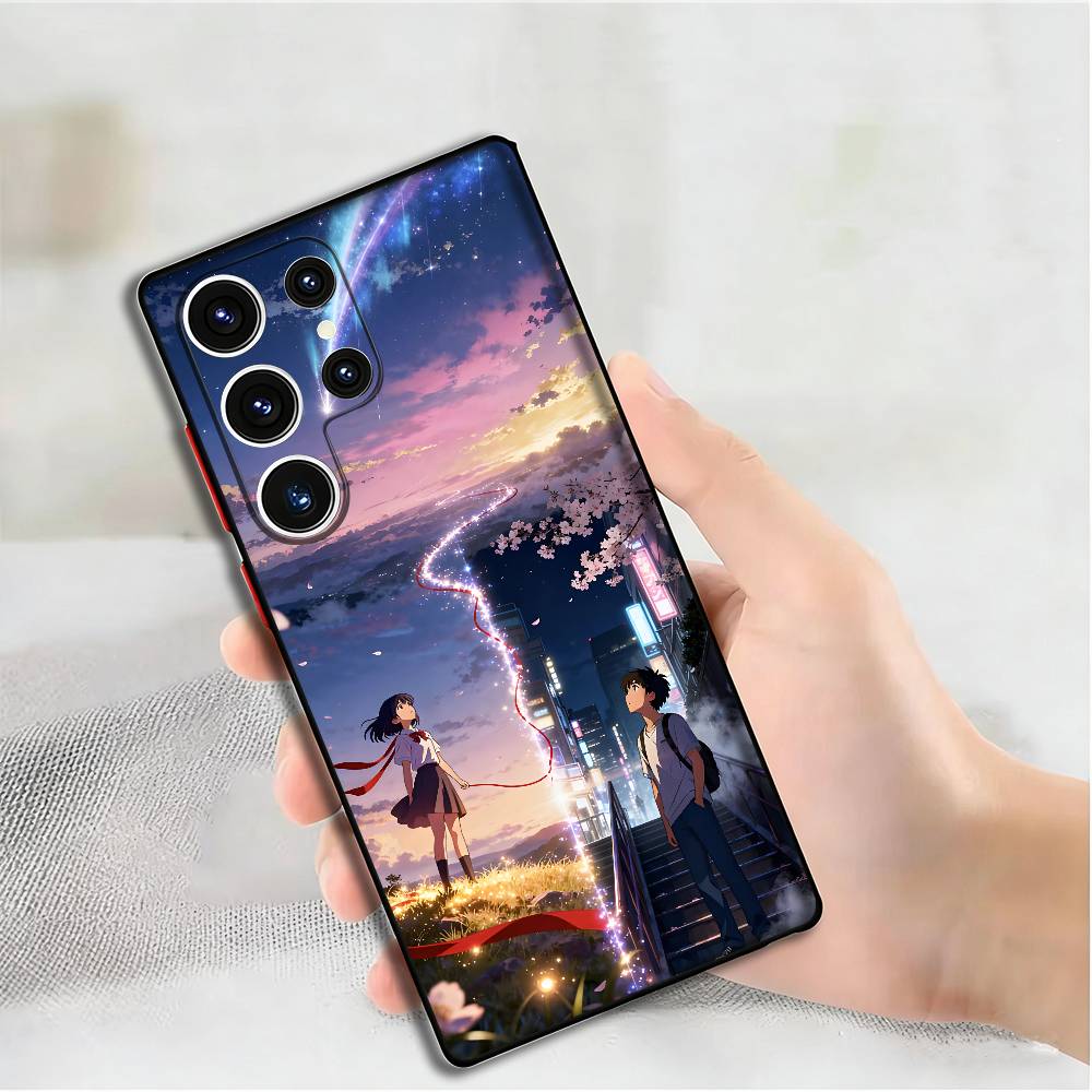 Anime Y-Your Name Phone Case For Samsung S24,25,23,22,21,20 Plus Ultra 5G Lite Shockproof Cover