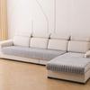 Wear Resistant Plush Flannel Plaid Sofa Cushion Non-slip Stain-resistant Couch Cushion Thickened Washable Sofa Cover Living Room