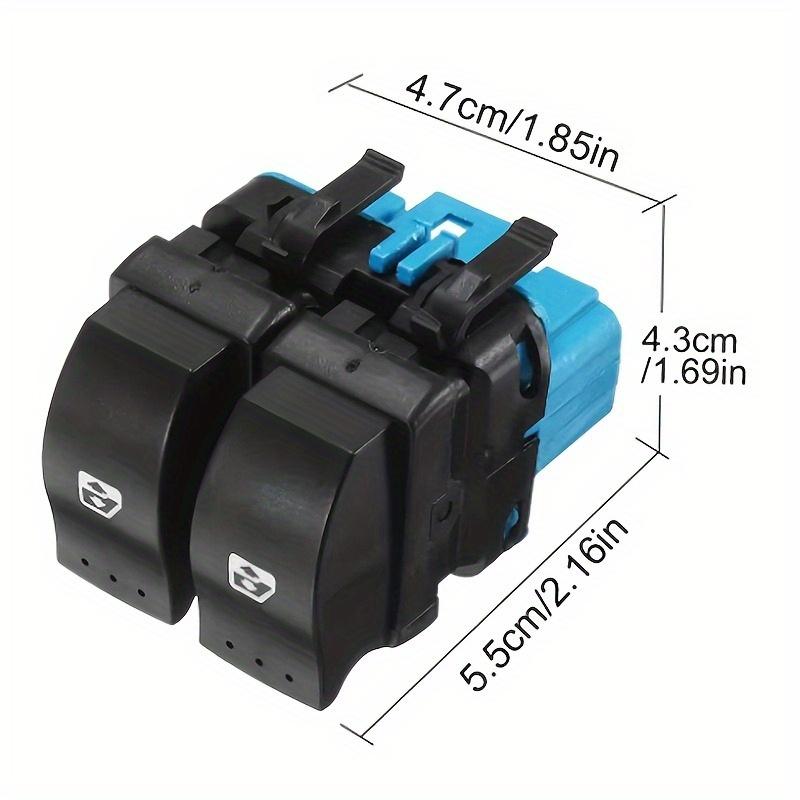 

Для Renault MEGANE MK 2 Scenic 2/Espace IV Передний нефиксируемый 10-контактный переключатель электрического стеклоподъемника, 82001077772, для модели 2003-2014 годов чёрный