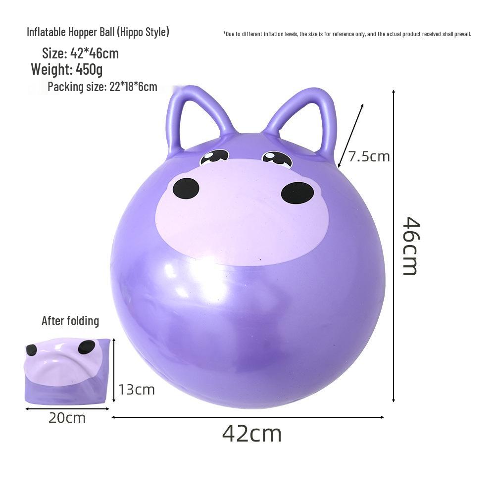 

Детский сенсорный надувной мяч-прыгун в виде козлиного рога