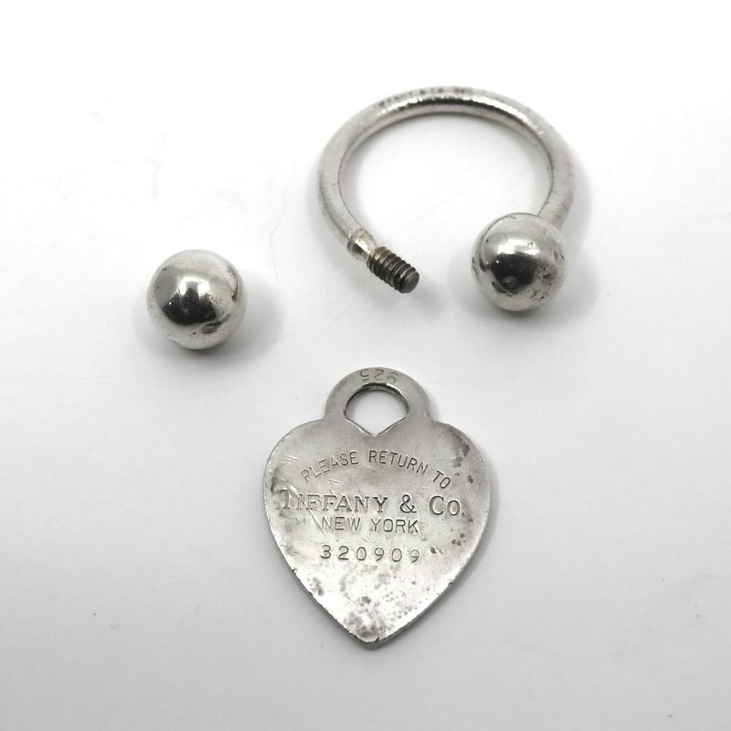 Used TIFFANY&Co.Key Ring Silver925 Women