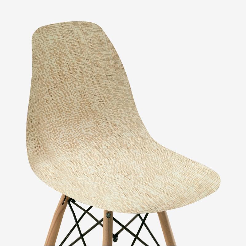 Floral Printed Shell Chair Covers Elastic Seat Cushion Cover Protector for Chairs Fitted Kitchen Living Room for Home Decor 1pc