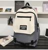 School bag new school bag men's Korean version ins trendy tooling style large capacity middle and high school students multi-compartment casual