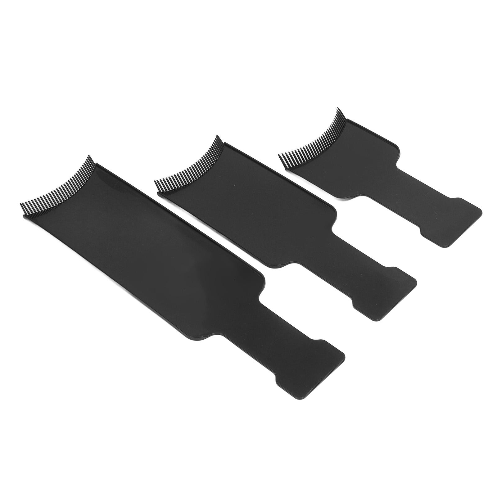 

3шт Доска для окрашивания волос Доска для мелирования с зубами Кисть для окрашивания волос Инструмент для укладки волос