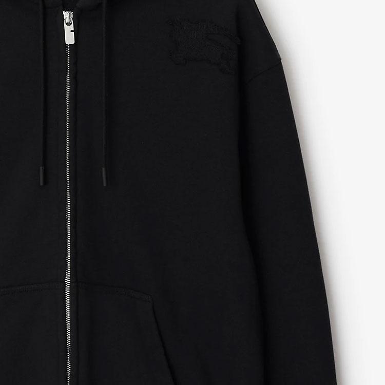 Burberry Equestrian Knight Design Appliqué Hoodie 80849801
