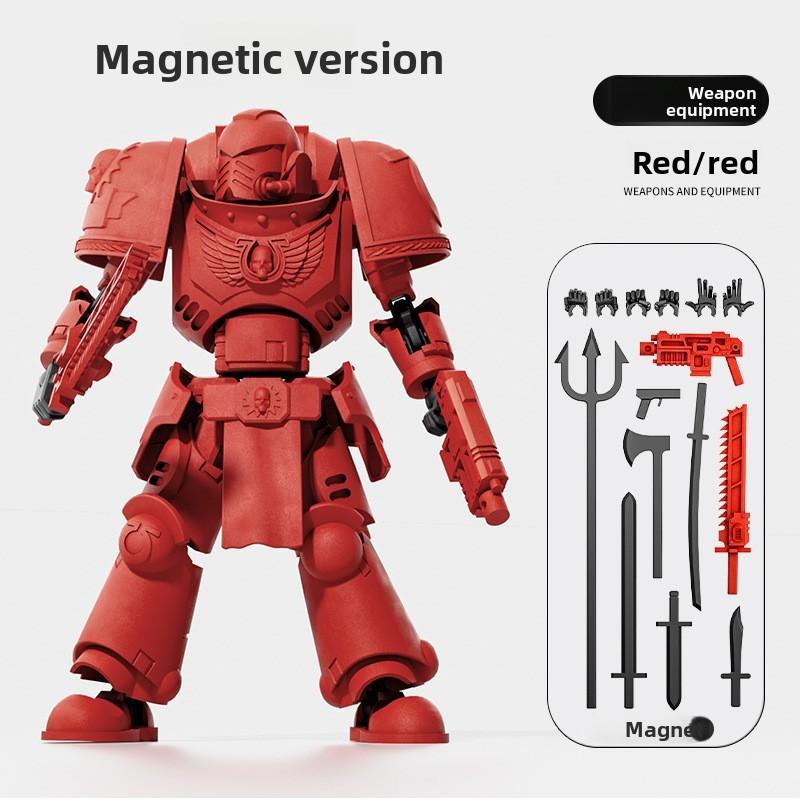 Tung Mechanical Armor Tung Tung Sahur Kids Action Figures With Joints Magnetic
