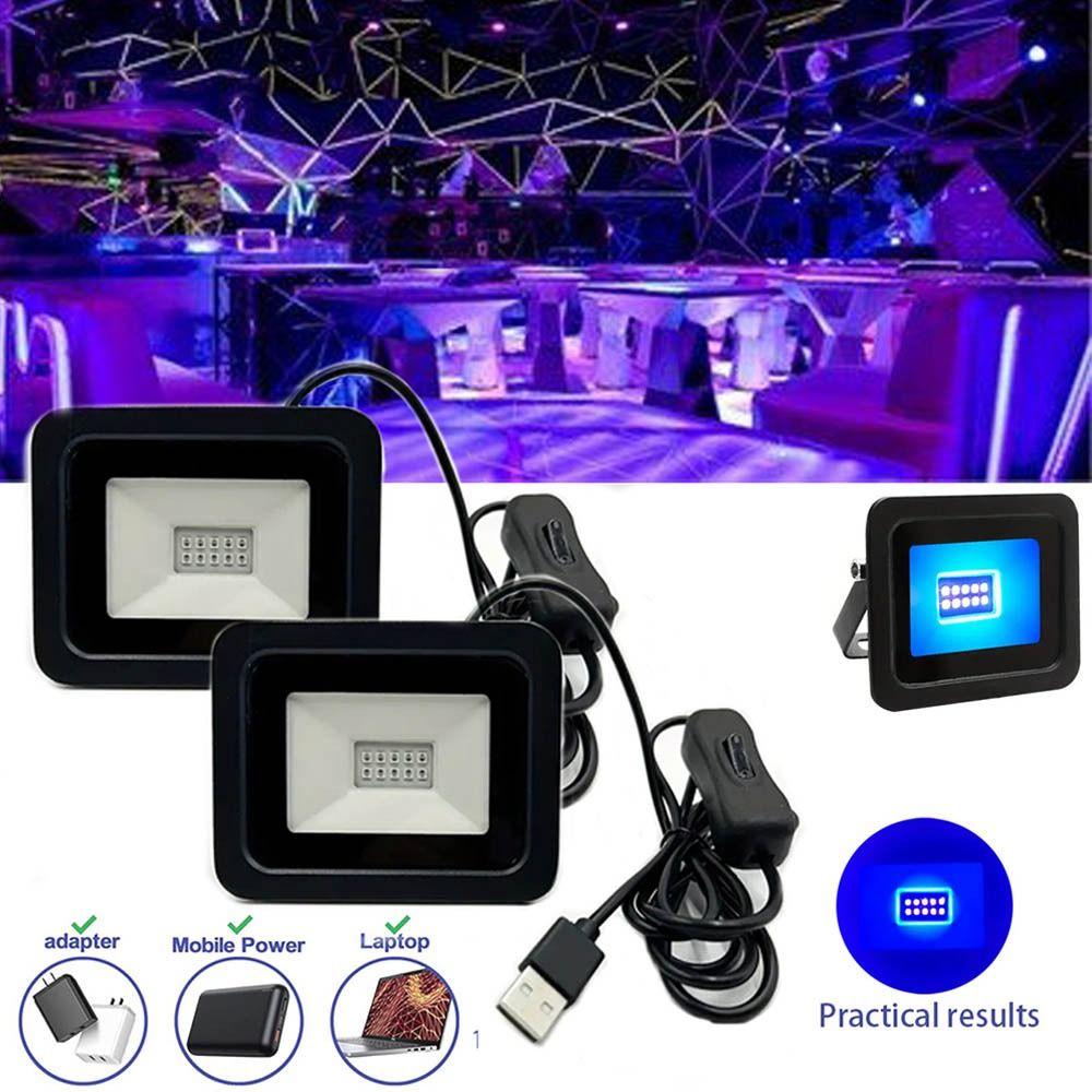 5V USB UVA Floodlight High Power UV Fluorescent Light Anti Bacterial UV LED Floodlight  Atmosphere