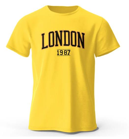 London 1987 Vintage Sports Short Sleeve 3D Print T-Shirt Men's and Women's Extra Large T-Shirt directly from the manufacturer