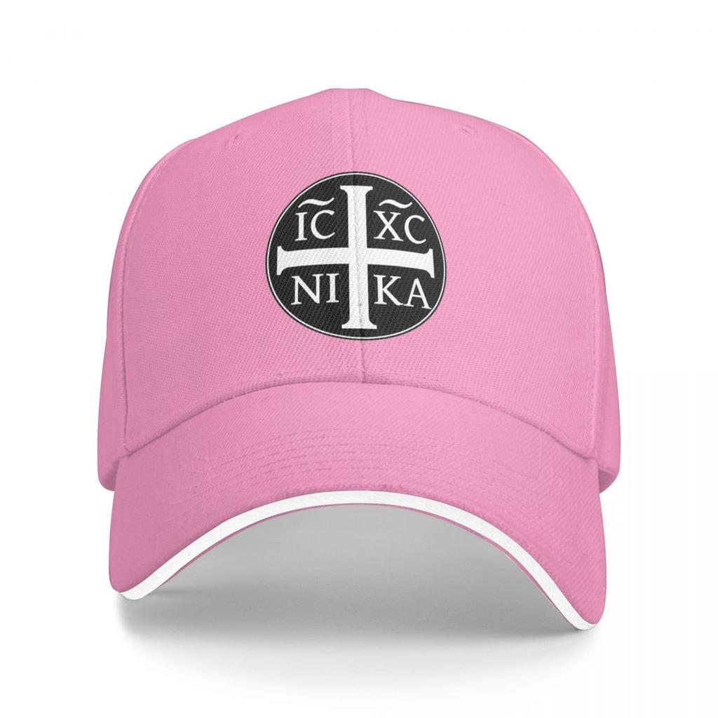 Ic Xc Nika Orthodoxes Symbol Print Baseballkappen Snapback Baseballmützen Atmungsaktiv Lässig Kappe Outdoor für Männer und Frauen