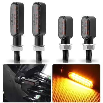 Motorcycle Turn Signal Light 12V Clignotant Moto LED Mini Flashing Indicator Blinker Lamp For Honda For Yamaha For Cafe Racer