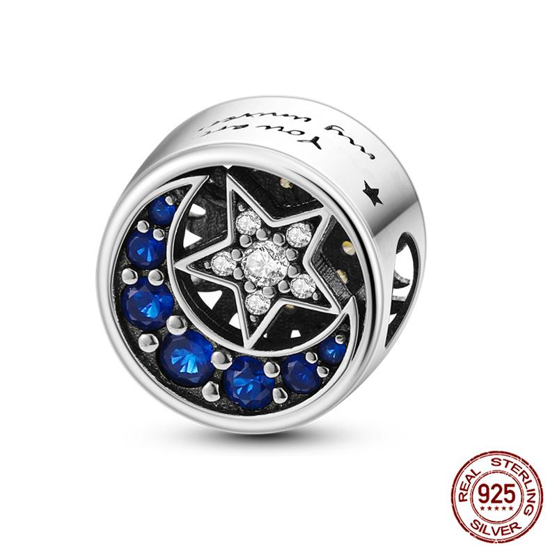 Luminous Copperstars And Moon Charms Fitoriginal Bracelets Diy Jewelry Making For Women Gift