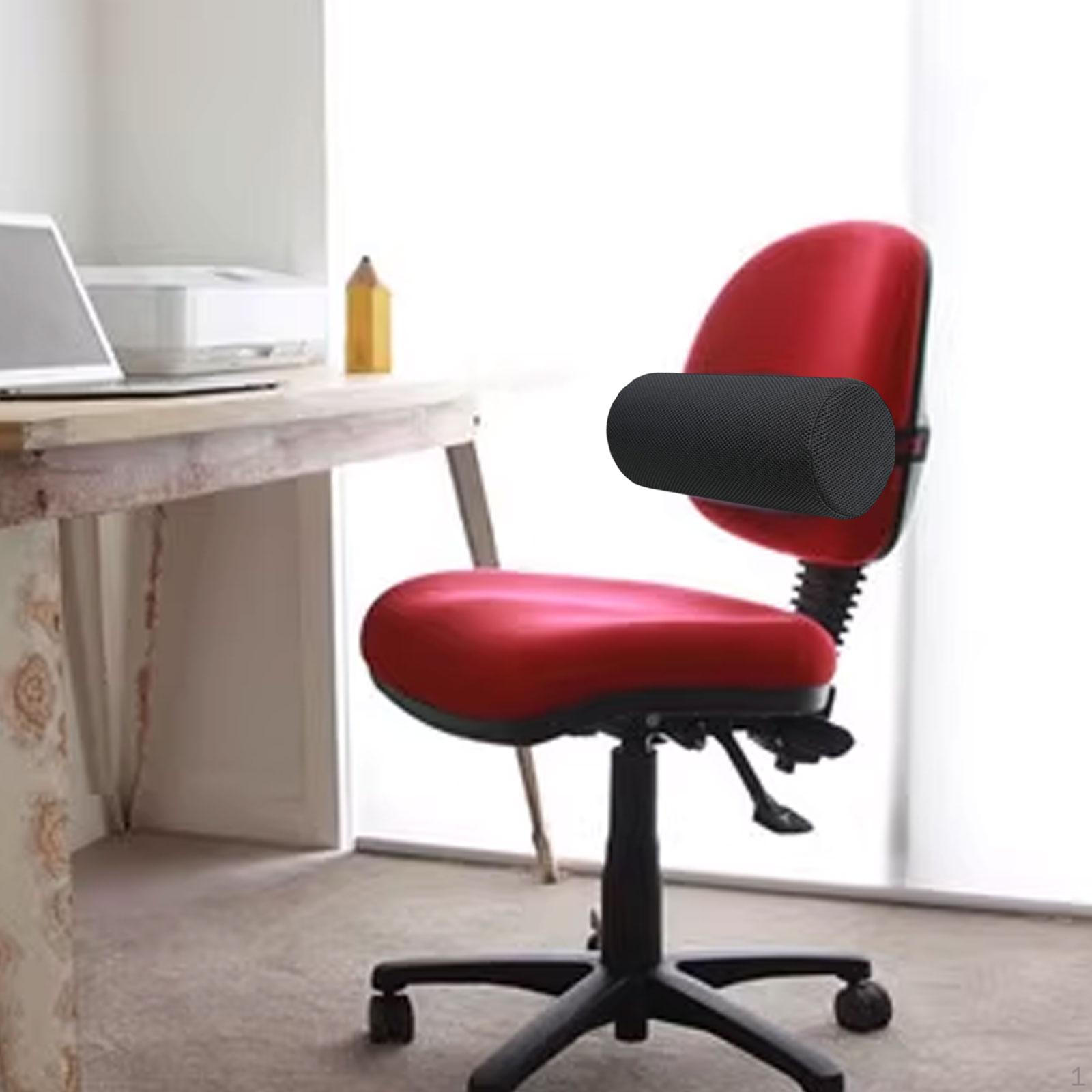 Compact Waist Roll Pillow for Lower Back Support in Chair Or Car 2655₽