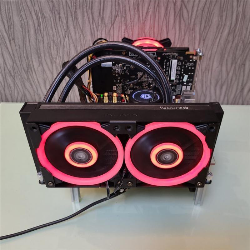 Transparent Acrylic ITX Open-Frame Case for DIY PC Builds