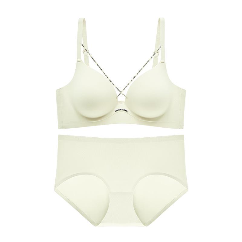 Leopard Print Wire-Free Push-Up Bra with Anti-Sagging Side Support