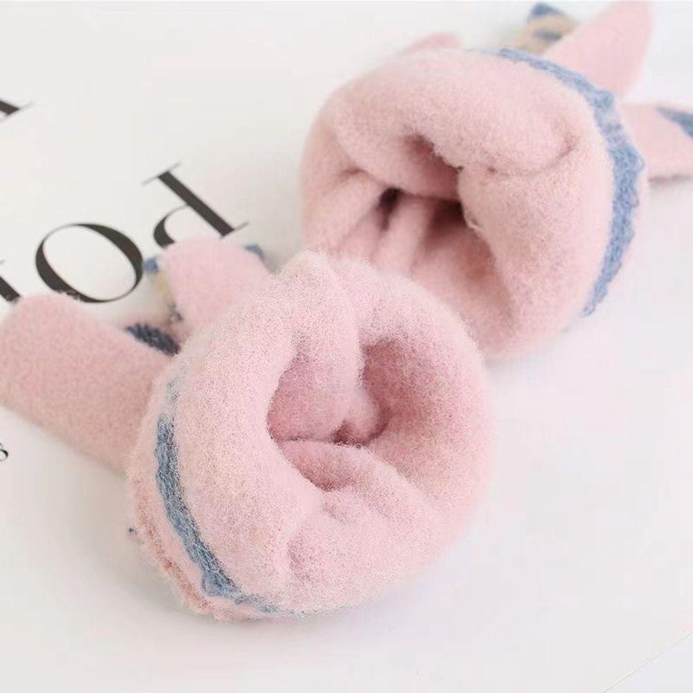Warm Soft Women Love Elastic Knitted Female Gloves Driving Gloves Wool Mittens  Gloves