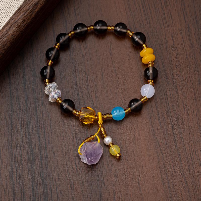 Fashion New Duobao Color Crystal Bracelet Women's Bracelet Valentine's Day Girlfriend Gift Student Girlfriend Crystal Jewelry