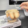 Cartoon Ashtray Sexy Leopard Print Bikini Cigar Ashtray Naked Woman Desktop Storage Container Smoking Accessories
