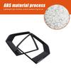 Glossy Piano Black Front Fog Light Frame Trim For Hyundai Santa Cruz +