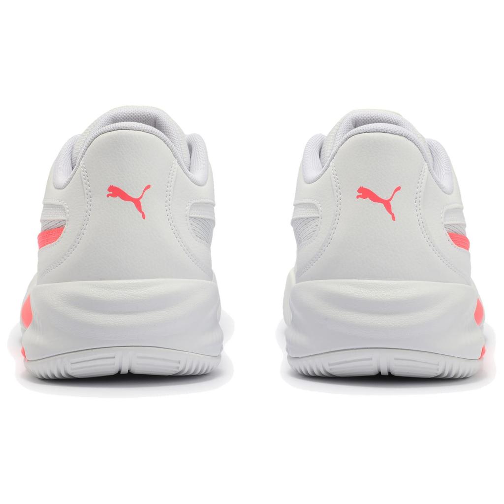 Puma Triple Comfortable Breathable Shock Absorbing Non-Slip Wear-Resistant Balance Low-Top Basketball Shoes Unisex Sneaker White Pink 195217-11