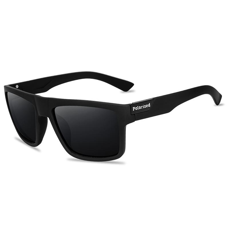 

Новые поляризованные солнцезащитные очки, мужские и женские квадратные брендовые винтажные классические солнцезащитные очки для вождения для мужчин, мужские очки UV400 чёрный