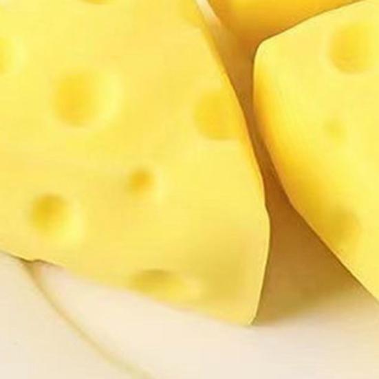 Simulated Triangle Cheese Squeeze Toy Stress Relief Cheese Fidget Toy Slow Rising Simulation