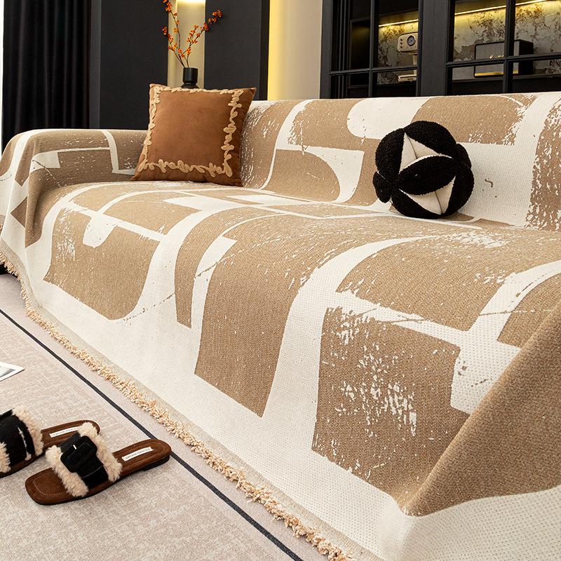 

Premium sofa cover cloth is universal in all seasons 2025 new light luxury chenille a whole cover, seat cushion cover 180*130cm