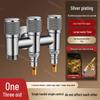 Three-Way Angle Valve Water Splitter: Multifunctional Faucet for Washing Machines