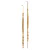 2pcs Eyelash Lift Tool Bamboo Joint Shape Handle Double Head Lash Perm Tool with Comb for Perming Eyelashes