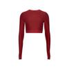 Train Cny Year Of The Horse Limited Edition Crew Neck Pullover Training Long Sleeve Crop Top Women Tops 1WG11412978