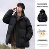 Men's Trendy Hooded Cotton Winter Coat - Thick, Warm, Casual Puffer Jacket