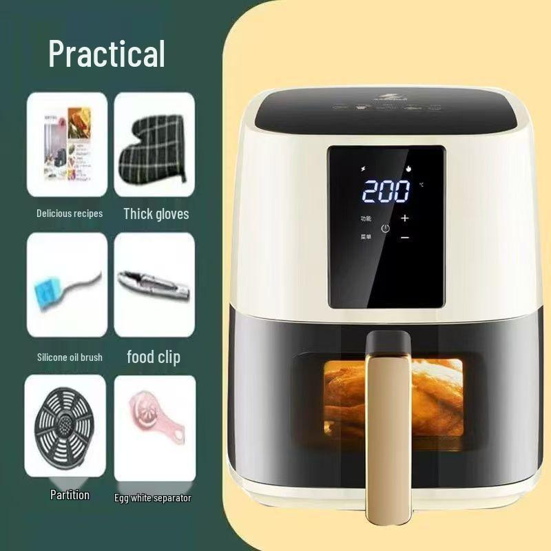 Large Capacity Multifunctional Air Fryer for Oil-Free Cooking