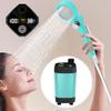 Camping Shower Pump RV Outdoor Shower Kit Waterproof Camp Shower w/Full Screen Intelligent Digital Display 6000mAh Shower Kit