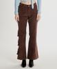 CRANK Corduroy Pocket Bootcut Pants_Brown
