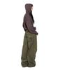 AAKAM Knee Pin-Tuck Side Button Pants (Khaki)