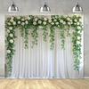 Elegant White Sheer Background Screen with "perfect Visuals" for Weddings, Parties, and Birthdays