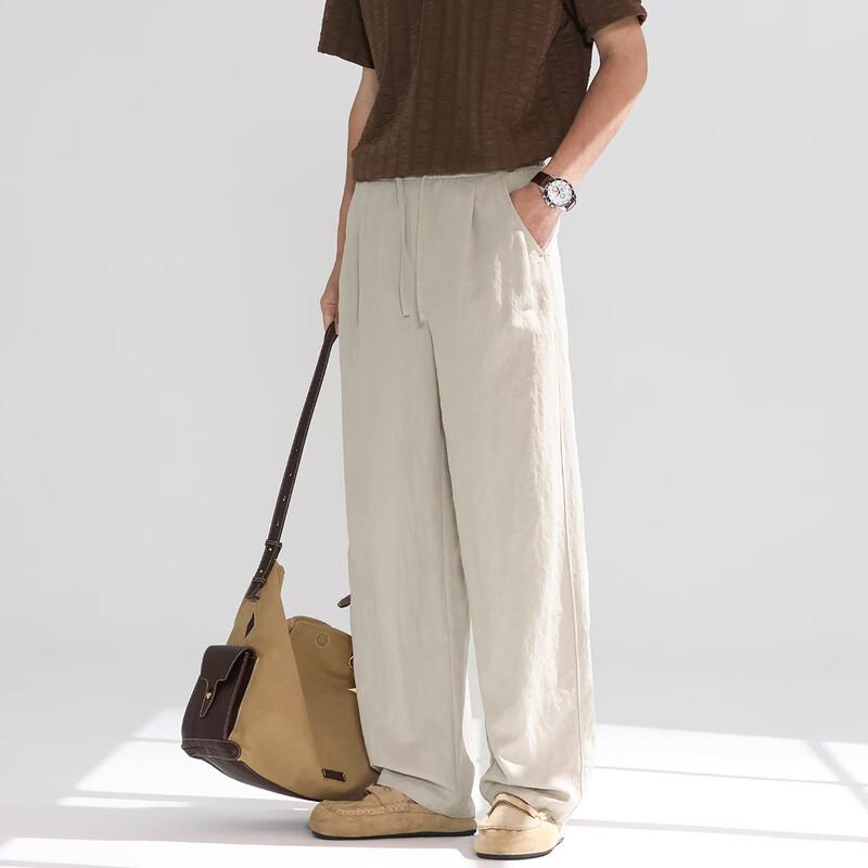 Firstview Men s Old Money Style Lyocell-Blend Casual Trousers FX1121 2XL