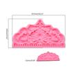 Cute Crown Shape Sugar Craft Paste Mold Chocolate Candy Art Silicone Soap Mold Household Candle Molds DIY Handmade
