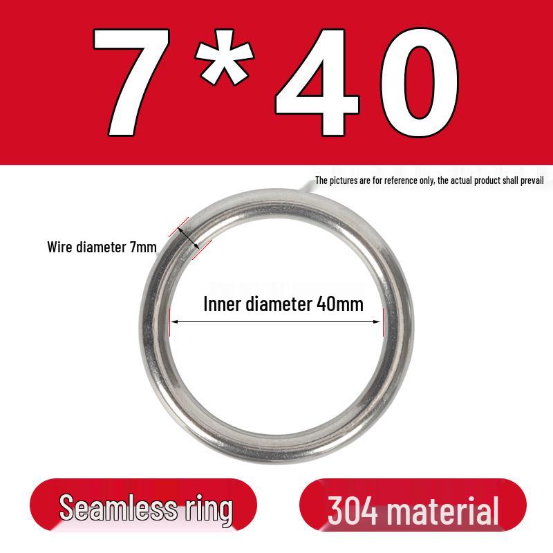 Stainless Steel Seamless O-Ring: Corrosion-Resistant Accessory for Handbags and Pet Gear