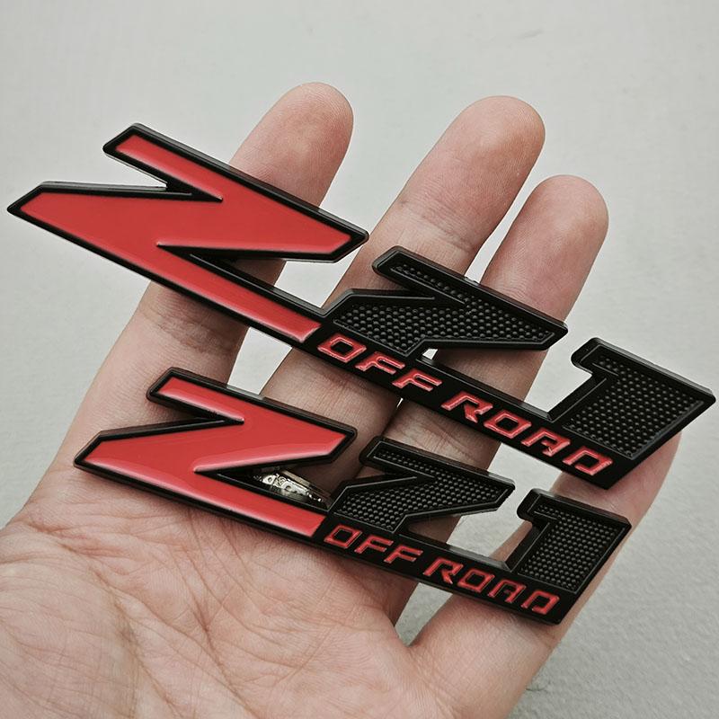 3D Metal Car Styling Logo Z71 Z71 OFF ROAD Badge Emlem Sticker For Chevrolet Tahoe Colorado Cheyenne Chevy Silverado Accessories