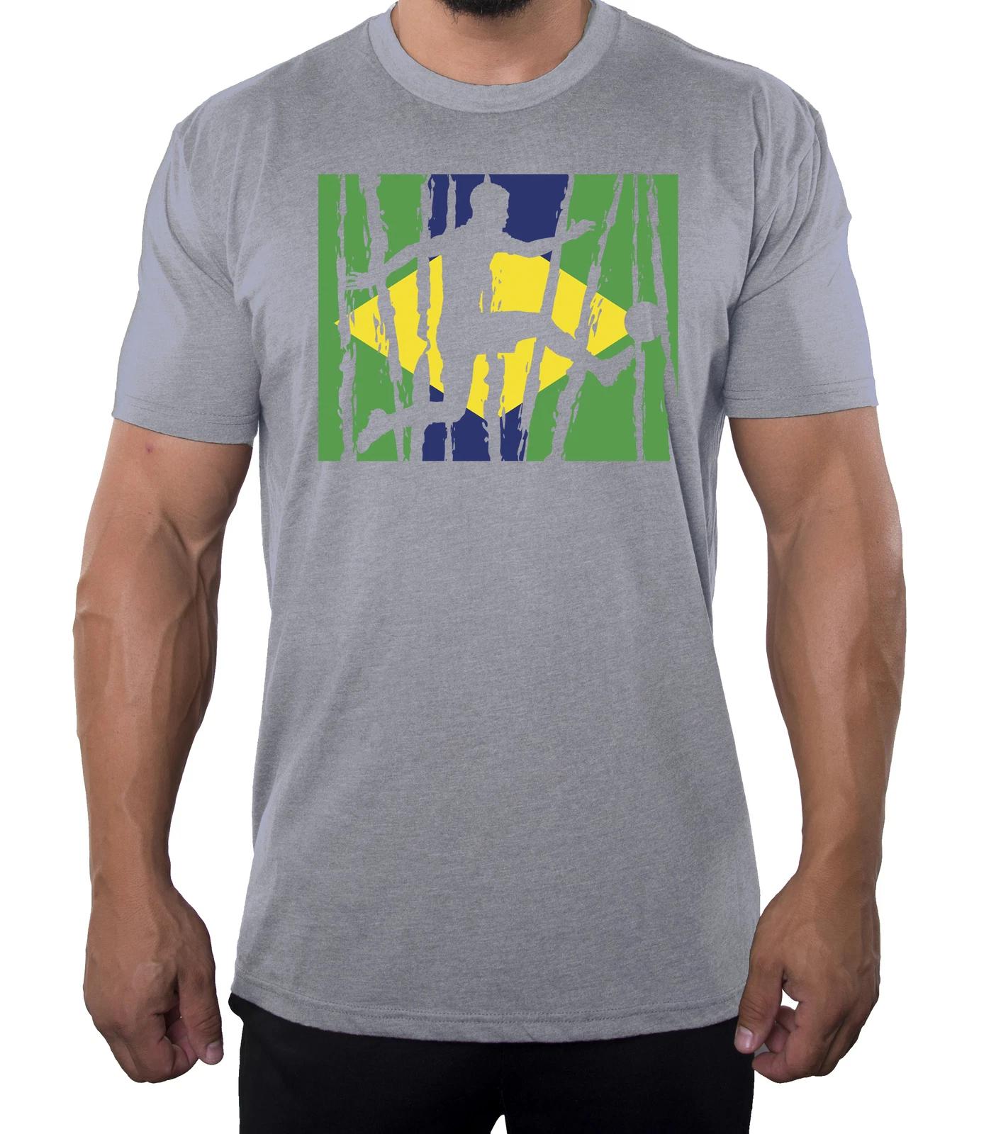 Brazil Soccer Pride T-Shirt, Brazil Soccer Shirt, Men s Soccer Shirts L