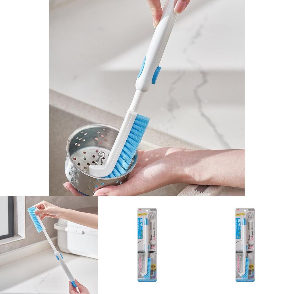 Extendable Sink Drain Brush With Pp Head For Deep Cleaning Kitchen Fixtures