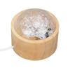 Water Wave Lamp Remote Control Dynamic Rotating RGB 16 Color Adjustable Brightness Original Wood