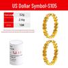 Dollar Sign Ring Plaster Mold for Jewelry Casting and Wealth Attraction