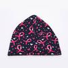 Breathable Breast Cancers Support Beanies Hat Breast Cancers Awareness Print Headwrap Hat Fashion Print Skull Hat for Women